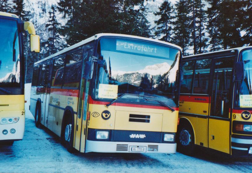 (113'717) - Tschannen, Zofingen - Nr. 2/AG 7755 - NAW/Lauber am 11. Januar 2009 in Adelboden, Unter dem Birg