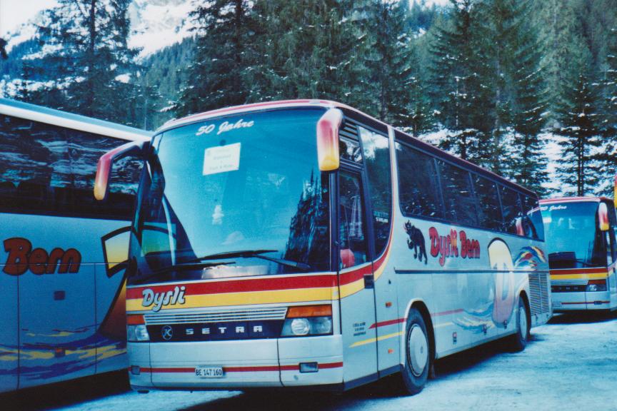 (113'725) - Dysli, Bern - Nr. 25/BE 147'160 - Setra (ex Nvermann, D-Mettmann) am 11. Januar 2009 in Adelboden, Unter dem Birg