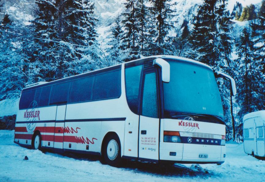 (113'805) - Kessler, Davos - GR 1943 - Setra am 11. Januar 2009 in Adelboden, Unter dem Birg