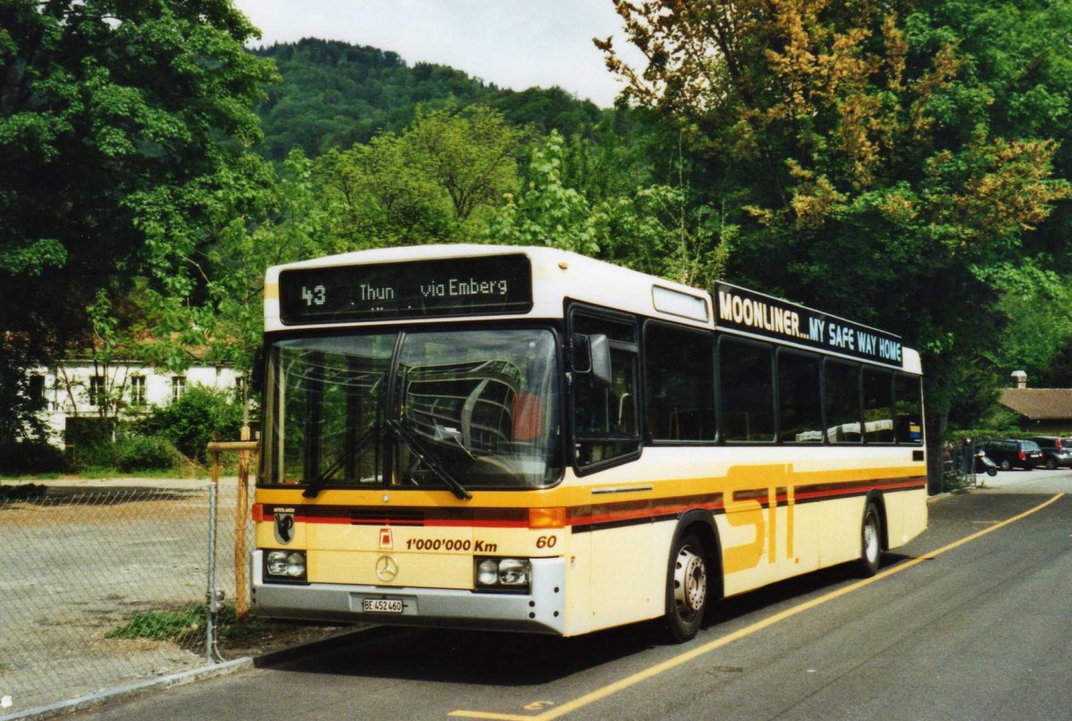 (116'424) - STI Thun - Nr. 60/BE 452'460 - Mercedes/R&J am 11. Mai 2009 bei der Schifflndte Thun