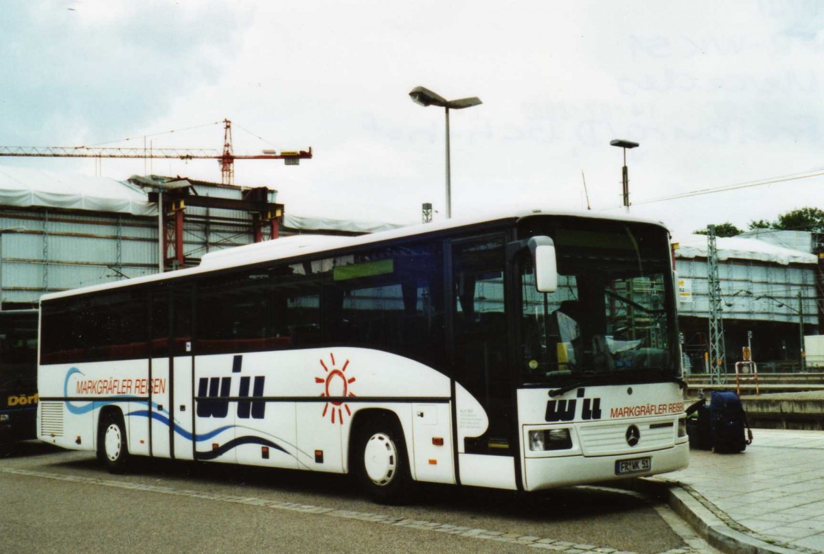 (117'925) - Will, Mllheim - FR-WK 51 - Mercedes am 4. Juli 2009 in Freiburg, Karlsplatz