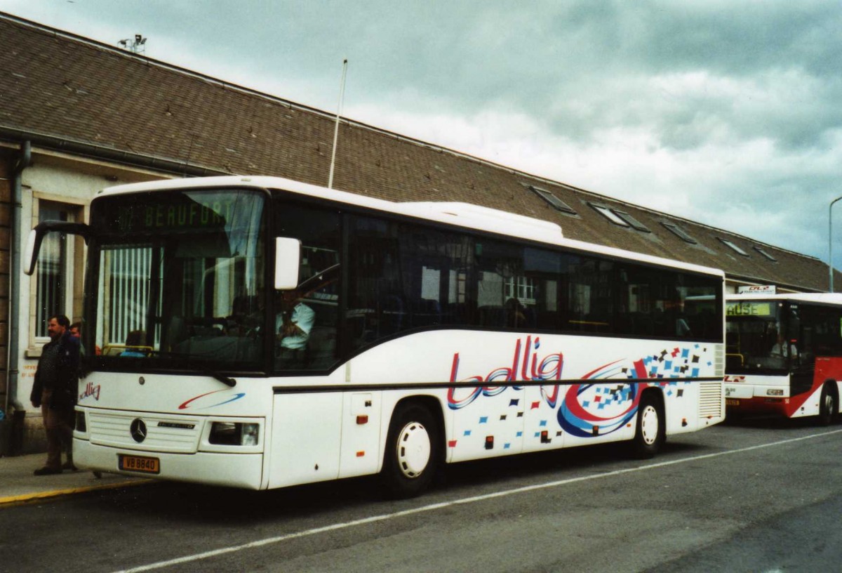 (118'809) - Bollig, Echternach - VB 8840 - Mercedes am 8. Juli 2009 beim Bahnhof Luxembourg