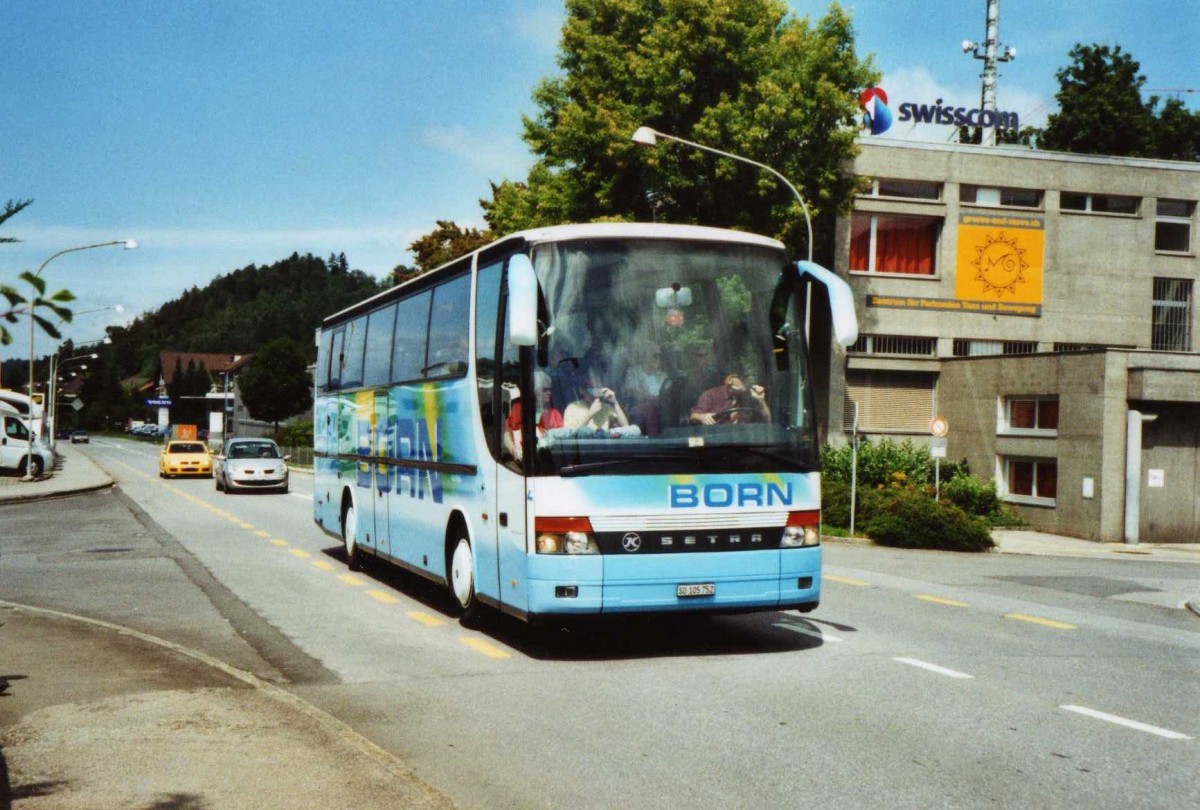 (119'535) - Born, Olten - Nr. 4/SO 105'752 - Setra am 9. August 2009 in Steffisburg, Untere Zulgstrasse