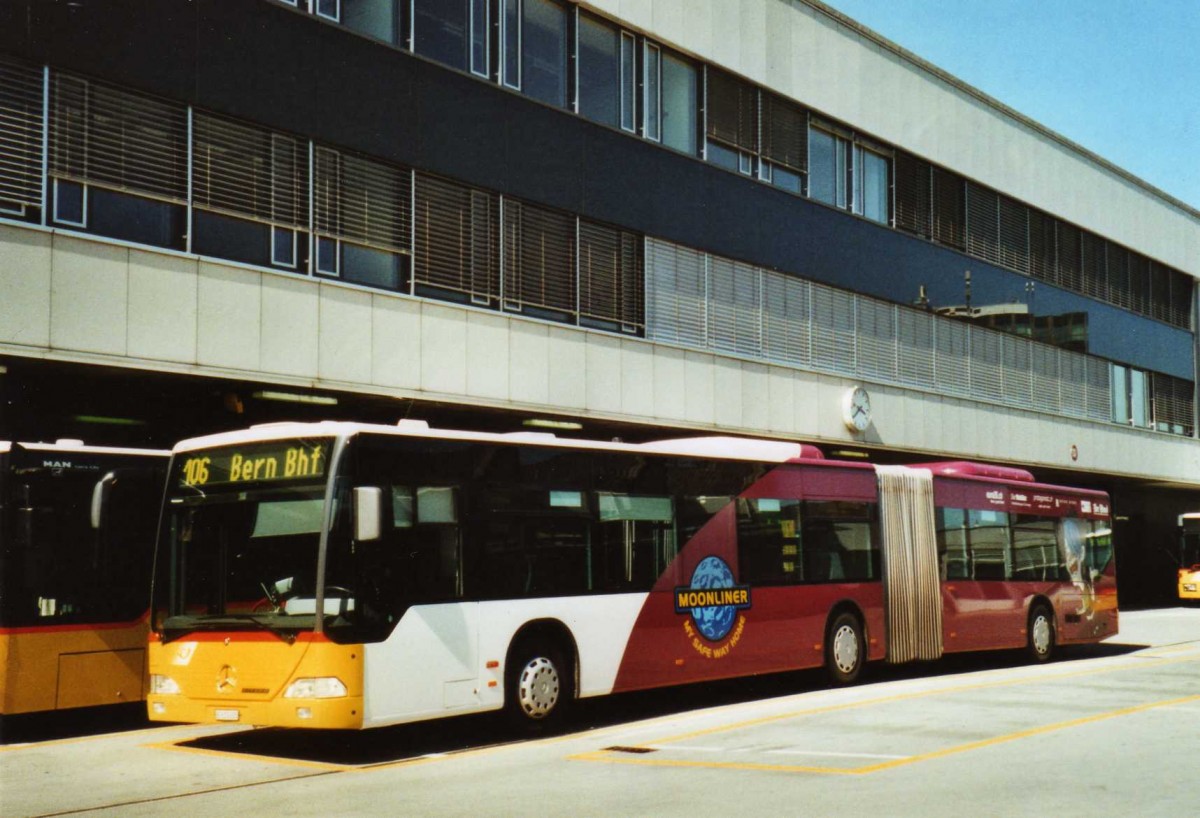 (120'816) - PostAuto Bern - Nr. 635/BE 615'605 - Mercedes (ex P 27'009) am 31. August 2009 in Bern, Postautostation