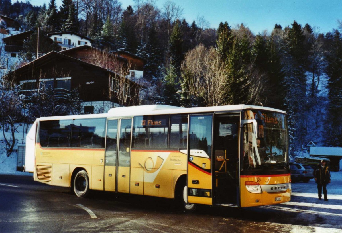 (123'505) - Heim, Flums - SG 6795 - Setra am 3. Januar 2010 in Flumserberg, Bergheim Alte Post