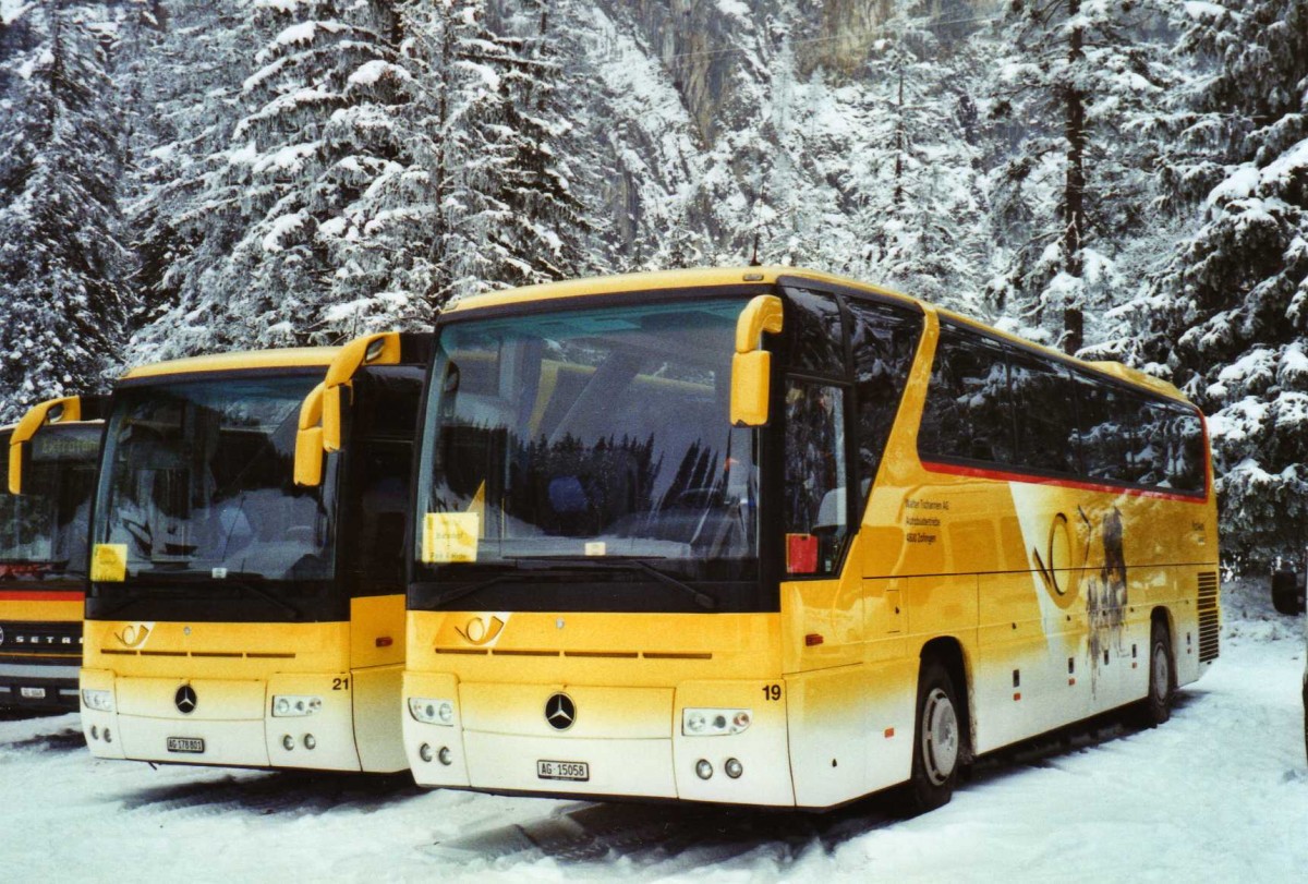 (123'736) - Tschannen, Zofingen - Nr. 19/AG 15'058 - Mercedes am 9. Januar 2010 in Adelboden, Unter dem Birg