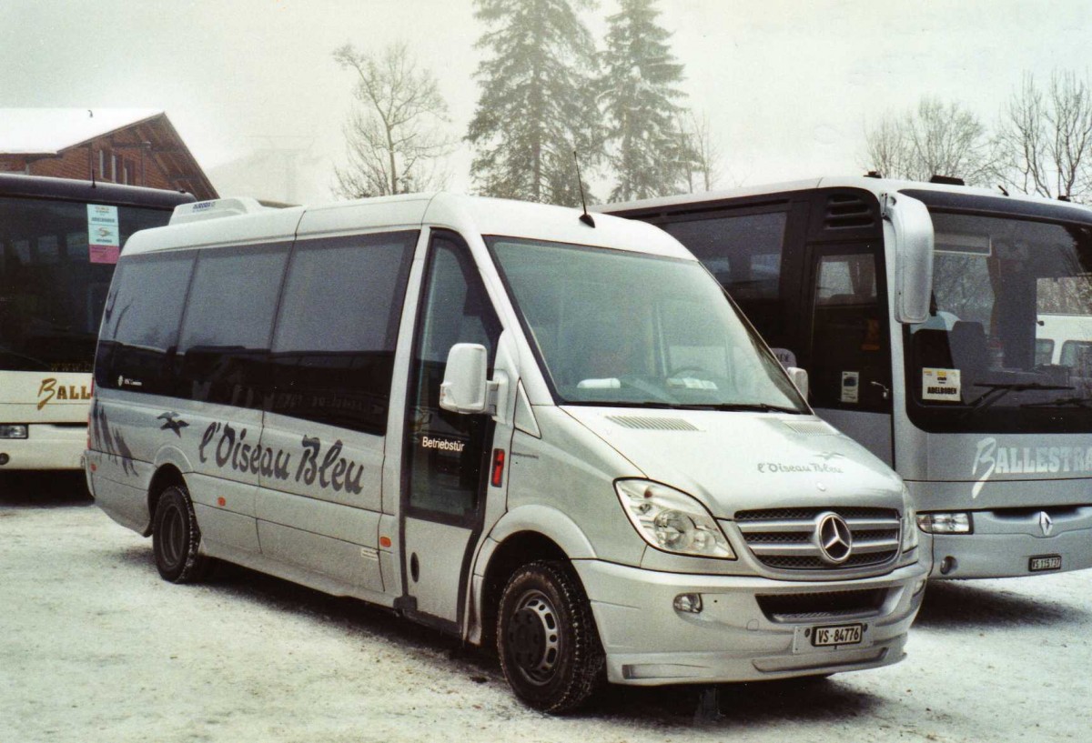 (123'816) - L'Oiseau Bleu, Sierre - VS 84'776 - Mercedes am 9. Januar 2010 in Adelboden, ASB