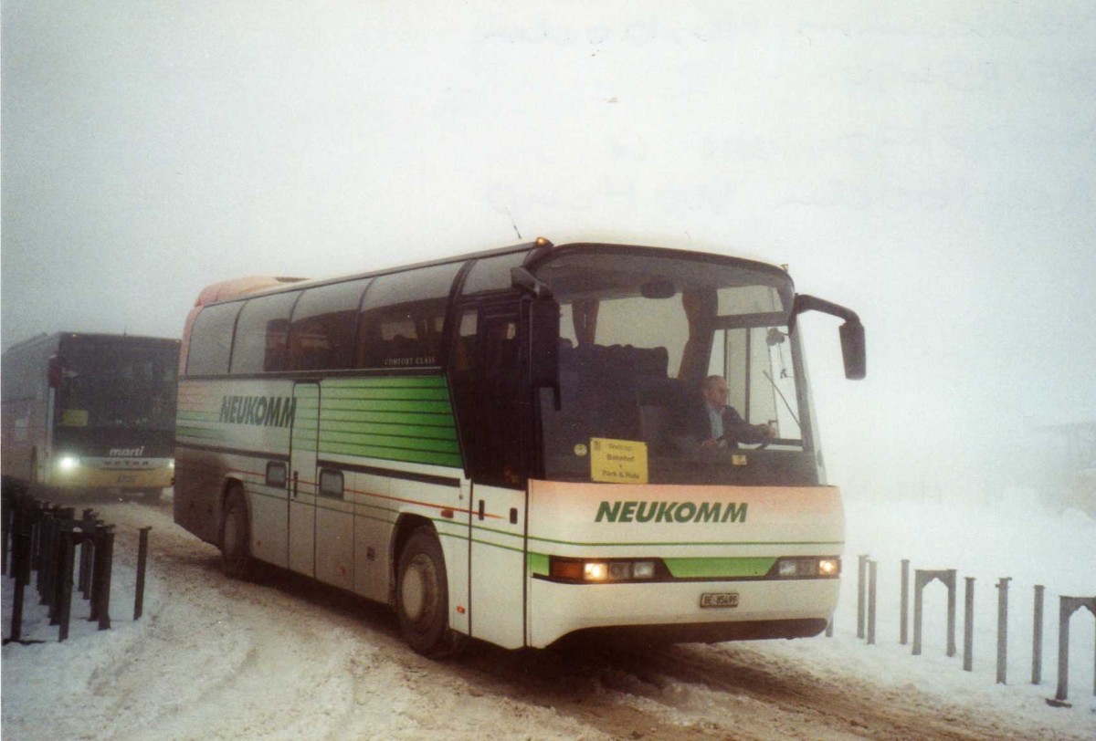 (123'928) - Neukomm, Horboden - BE 85'499 - Neoplan am 9. Januar 2010 in Adelboden, Weltcup