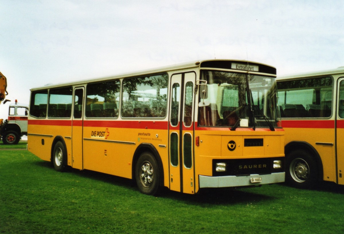 (126'016) - Ruklic, Schaffhausen - SH 90'004 - Saurer/Tscher (ex Schett, Sargans) am 1. Mai 2010 in Arbon, Arbon Classics