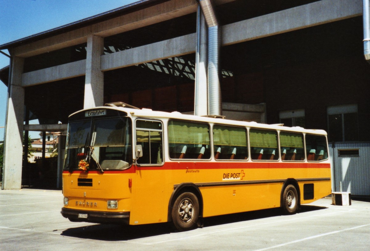 (127'030) - Kammermann, Bern - BE 650'996 - Saurer/Hess (ex Flury, Balm; ex P 24'233) am 24. Juni 2010 in Thun, Grabengut