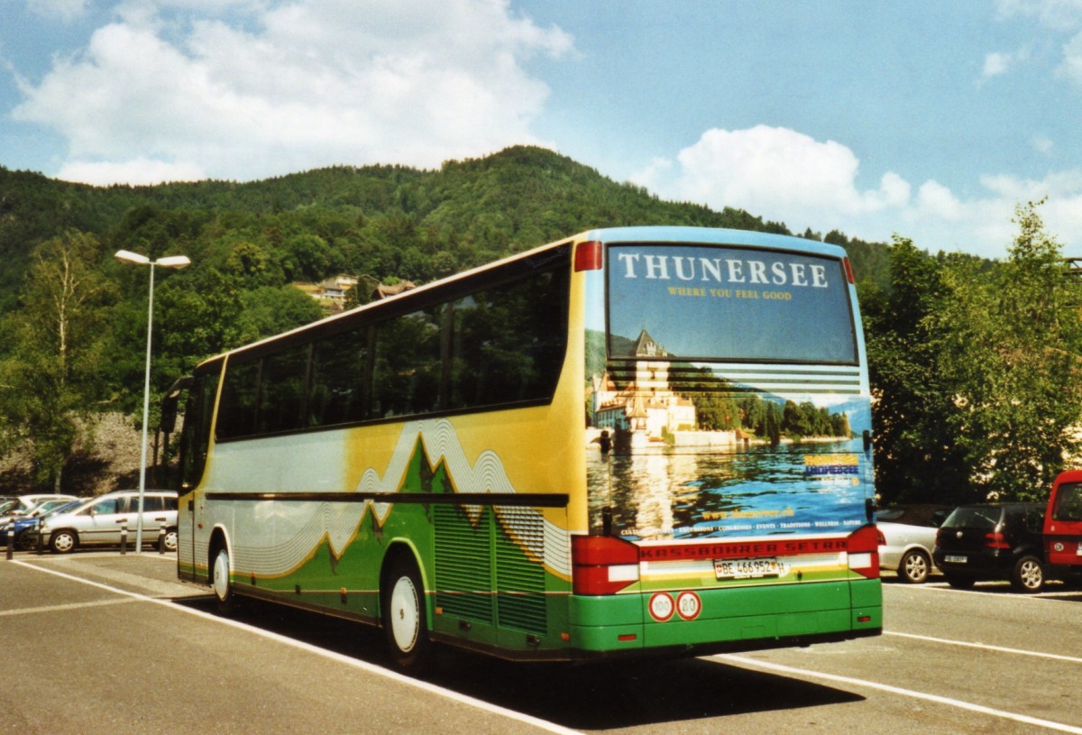 (127'410) - Moser, Teuffenthal - BE 466'952 - Setra (ex STI Thun Nr. 38; ex AvH Heimenschwand Nr. 8) am 28. Juni 2010 in Thun, Seestrasse