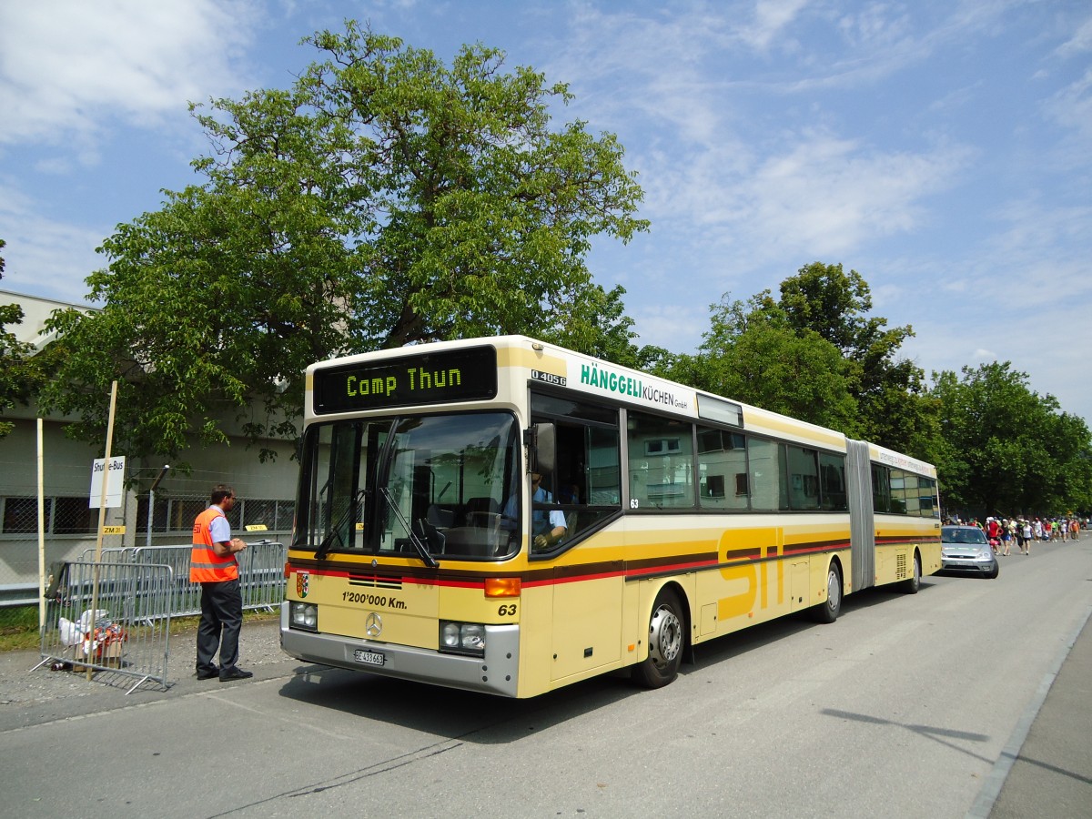 (127'951) - STI Thun - Nr. 63/BE 433'663 - Mercedes am 11. Juli 2010 in Thun, Rtlistrasse