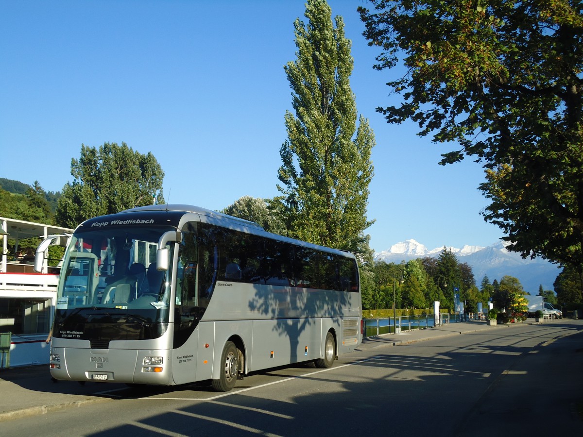 (129'203) - Kopp, Wiedlisbach - BE 563'711 - MAN am 1. September 2010 bei der Schifflndte Thun