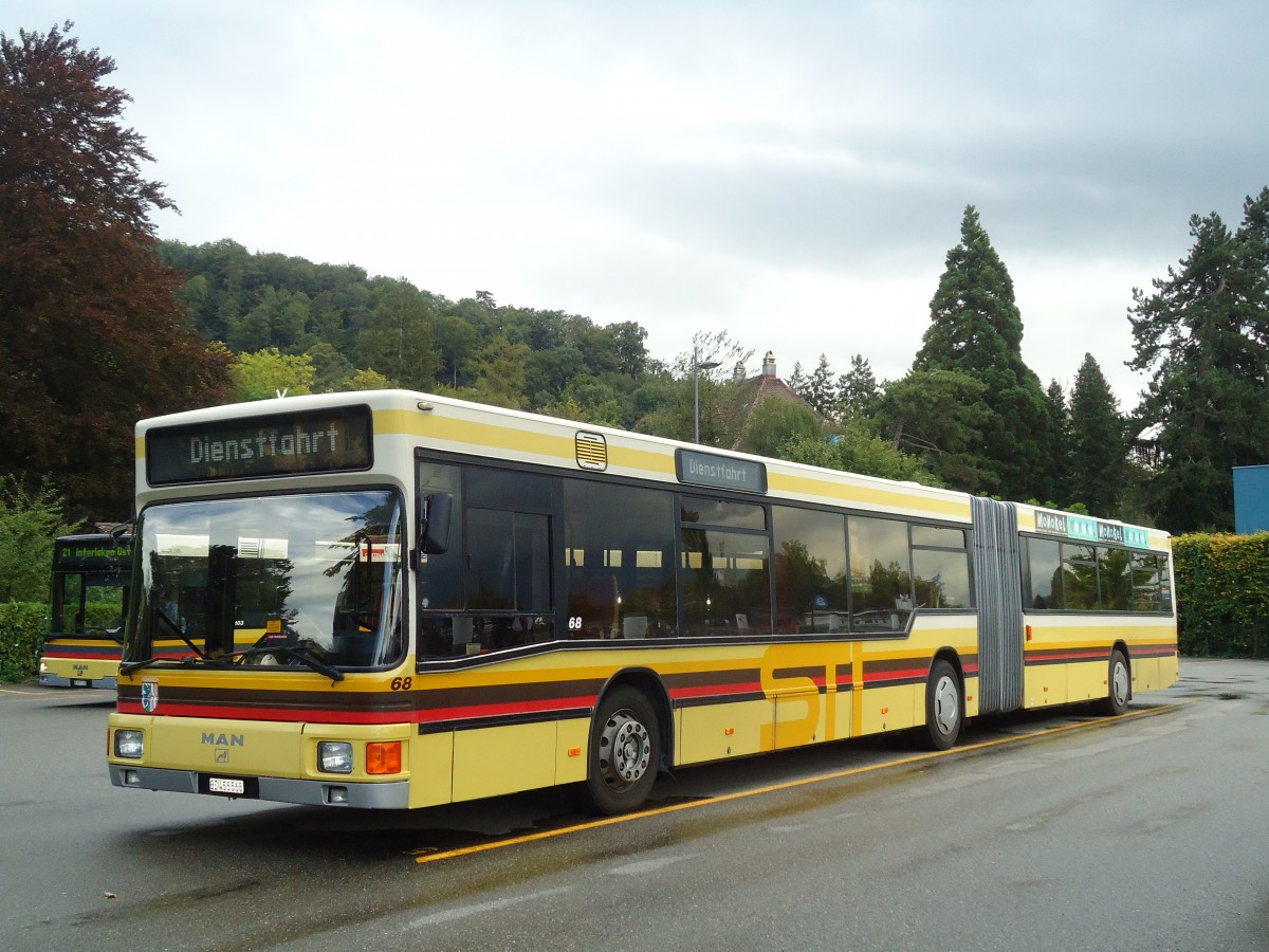 (129'590) - STI Thun - Nr. 68/BE 458'568 - MAN am 8. September 2010 bei der Schifflndte Thun