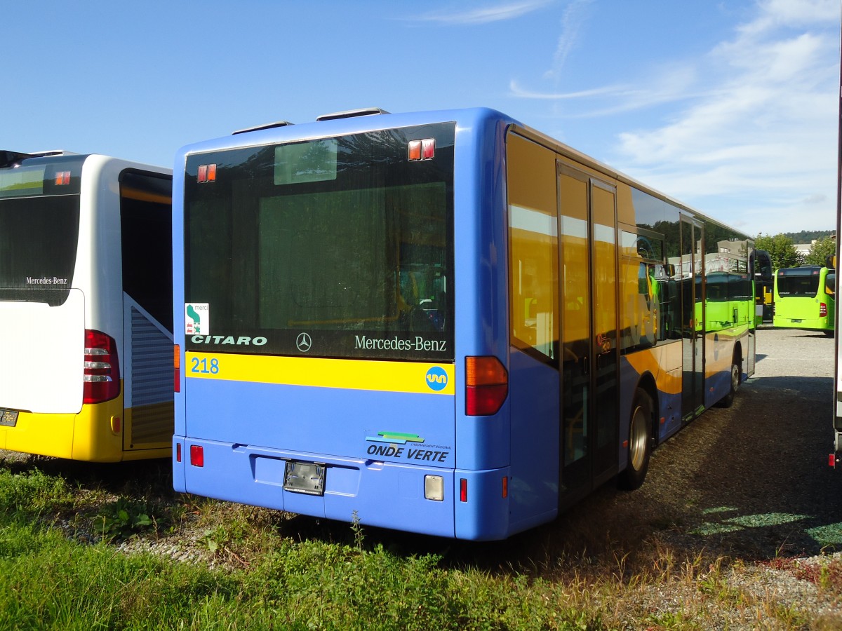 (129'676) - TC La Chaux-de-Fonds - Nr. 218 - Mercedes am 12. September 2010 in Kloten, EvoBus