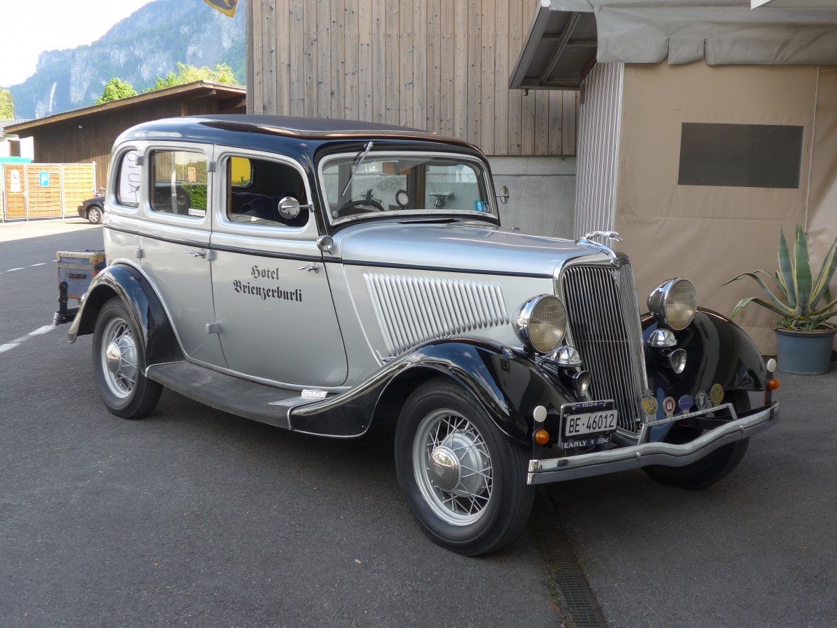 (130'356) - Hotel Brienzerburli, Brienz - BE 46'012 - Ford am 9. Mai 2015 in Brienz, Camping Aaregg