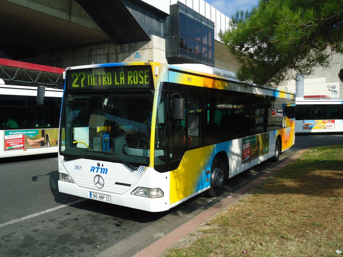 (130'540) - RTM Marseille - Nr. 961/146 ANP 13 - Mercedes am 15. Oktober 2010 in Marseille, La Rose