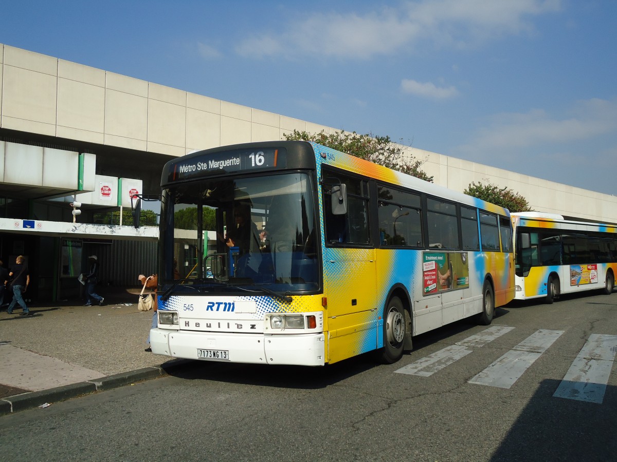 (130'592) - RTM Marseille - Nr. 545/7173 NG 13 - Heuliez am 15. Oktober 2010 in Marseille, Ste Marguerite