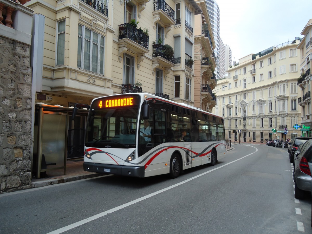 (130'623) - CAM Monaco - Nr. 86/1805 - Van Hool am 16. Oktober 2010 in Monaco, Pont la Rousse