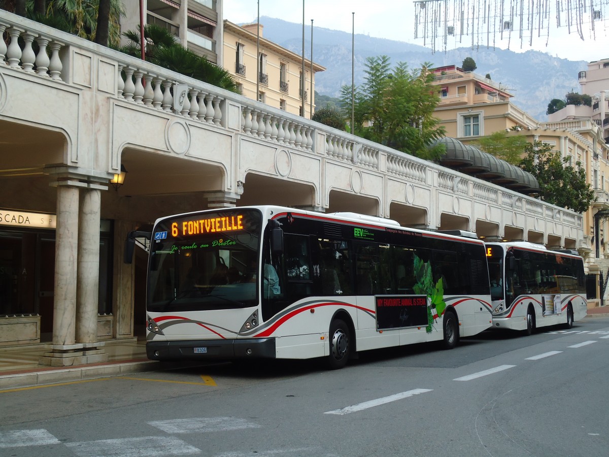 (130'642) - CAM Monaco - Nr. 101/8306 - Van Hool am 16. Oktober 2010 in Monaco, Casino