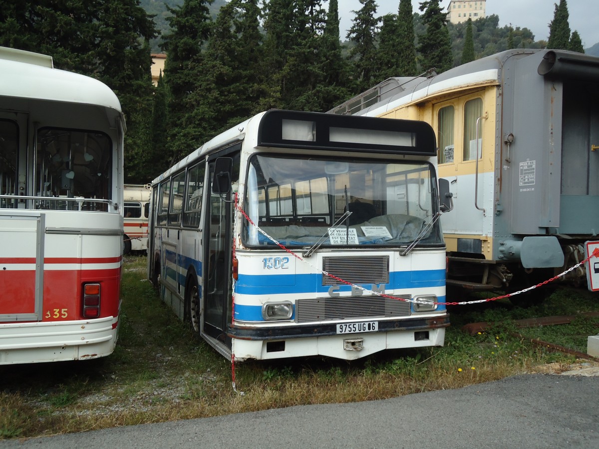 (130'717) - Muse Bus, Breil-sur-Roya - Nr. 1502/9755 UG 06 - CBM am 16. Oktober 2010 in Breil-sur-Roya, Museum