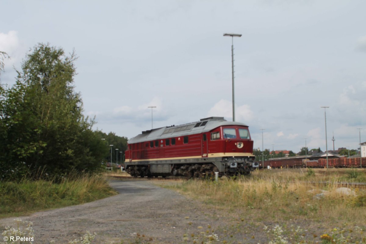 132 004 beim Tanklager in Marktredwitz. 08.08.19