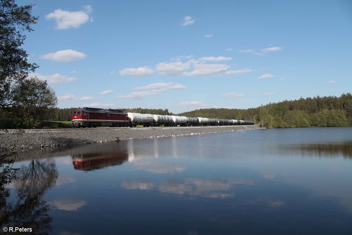 132 109 der LEG mit dem leer Kessel DGS 56162 Bitterfeld - Sand bei Reuth bei Erbendorf. 17.05.20