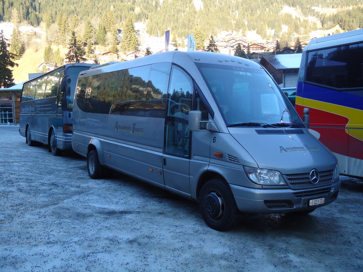 (132'030) - Amadeus, Visp - Nr. 6/VS 283'303 - Mercedes am 8. Januar 2011 in Adelboden, ASB