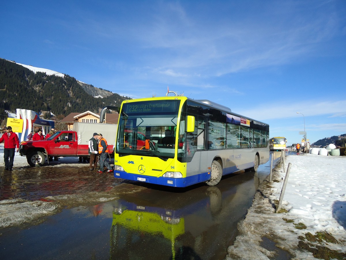 (132'154) - AFA Adelboden - Nr. 94/BE 26'974 - Mercedes am 8. Januar 2011 in Adelboden, Weltcup