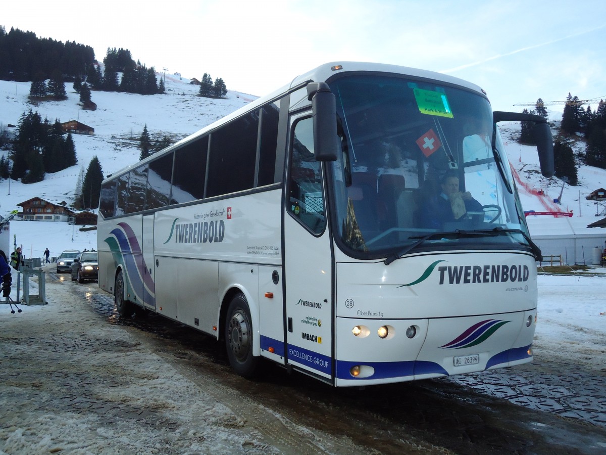 (132'221) - Twerenbold, Baden - Nr. 28/AG 26'399 - Bova am 8. Januar 2011 in Adelboden, Weltcup