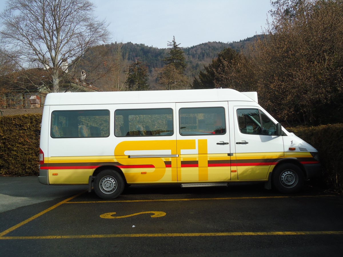 (132'371) - STI Thun - Nr. 1/BE 300'401 - Mercedes am 18. Januar 2011 bei der Schifflndte Thun