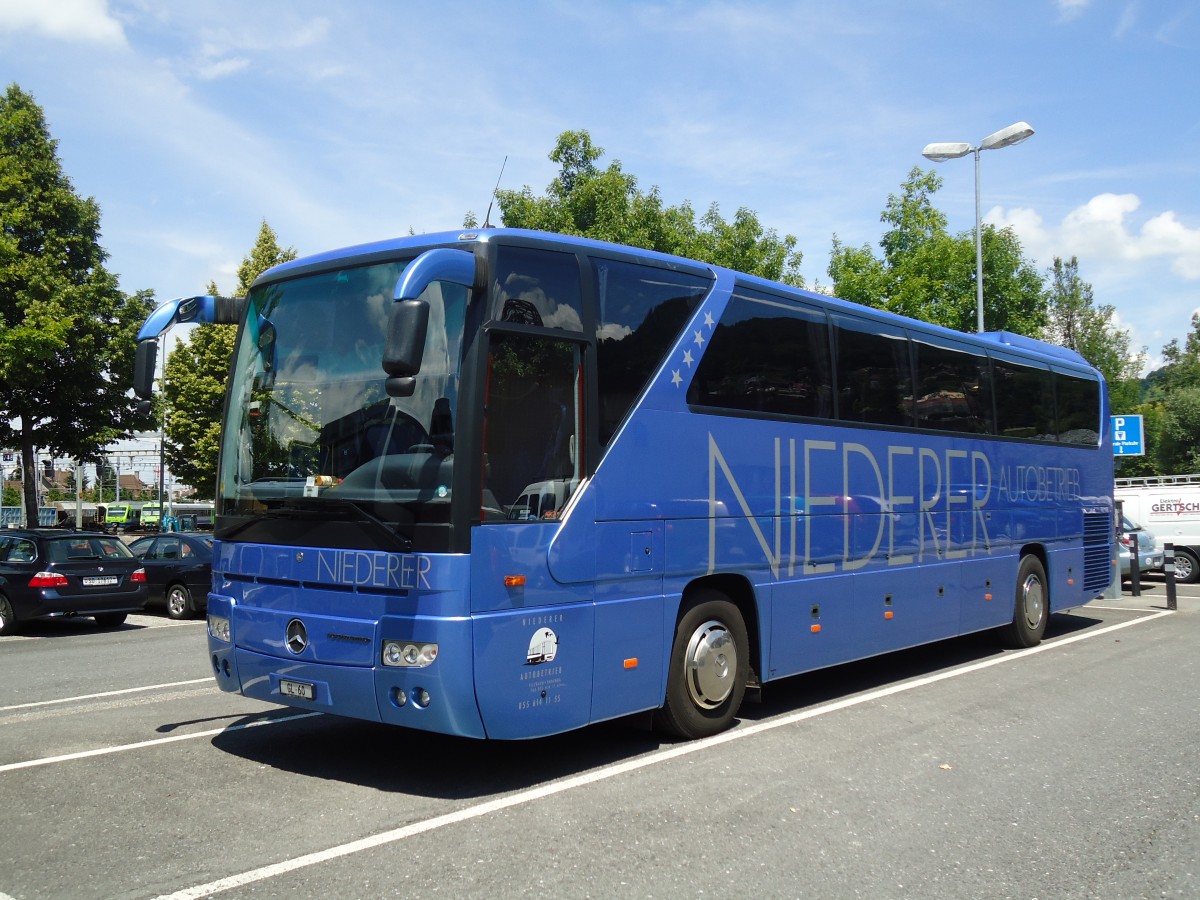 (134'186) - Niederer, Filzbach - GL 60 - Mercedes am 15. Juni 2011 in Thun, Seestrasse