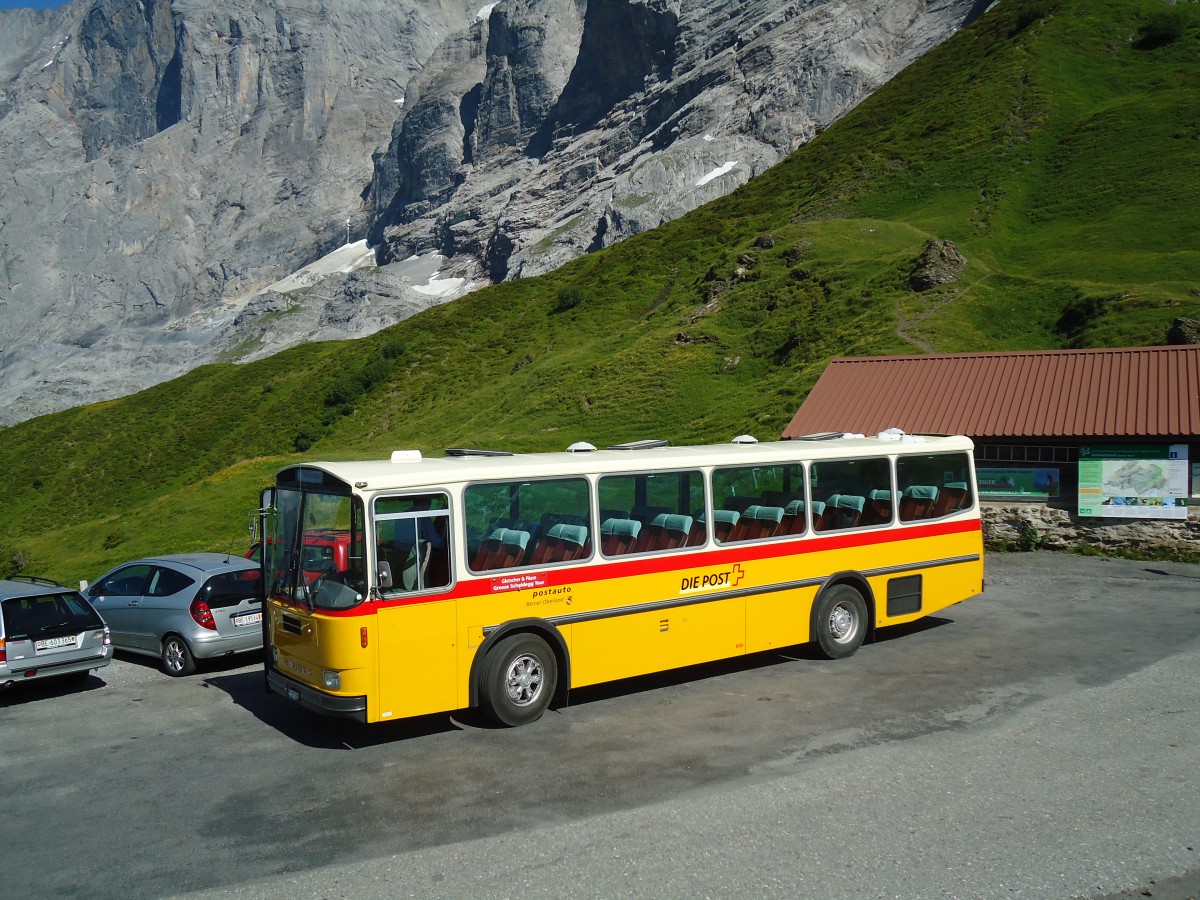 (134'789) - AVG Meiringen - Nr. 74/BE 607'481 - Saurer/R&J (ex P 24'357) am 3. Juli 2011 auf der Grossen Scheidegg