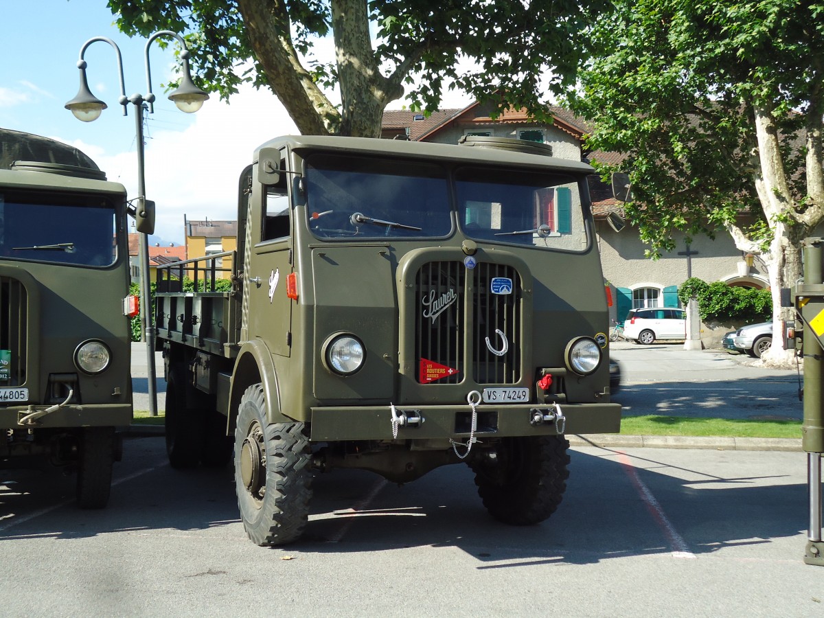 (135'348) - VS 74'249 - Saurer am 22. Juni 2013 in Aigle, Saurertreffen