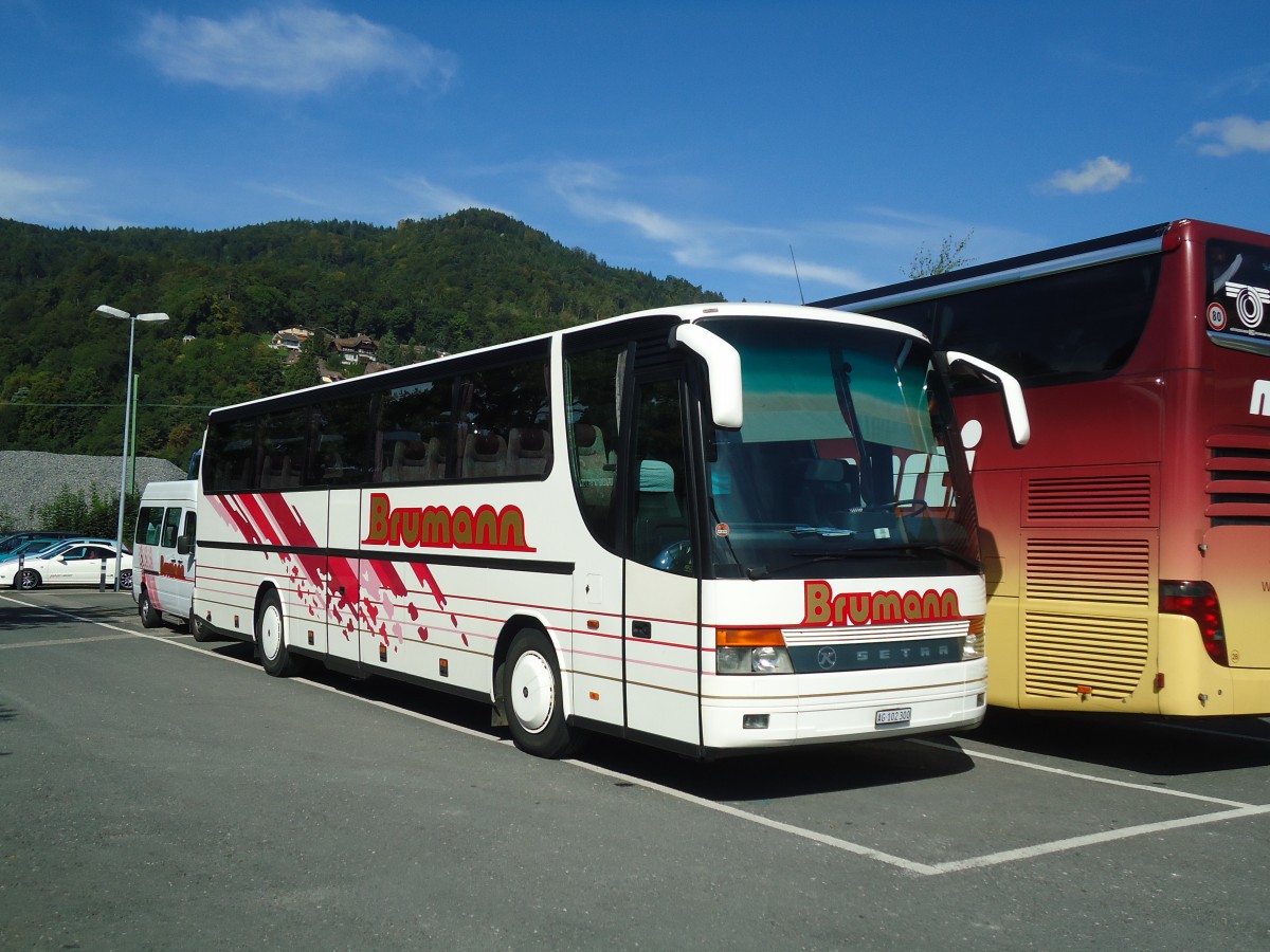 (135'440) - Brumann, Oberlunkhofen - AG 102'300 - Setra am 13. August 2011 in Thun, Seestrasse