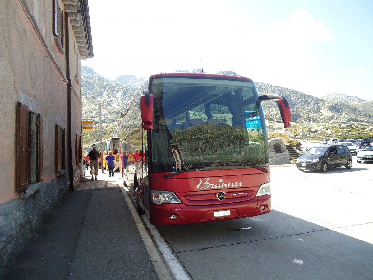 (135'724) - Brunner, Sargans - SG 46'658 - Mercedes am 21. August 2011 in Gotthard, Passhhe