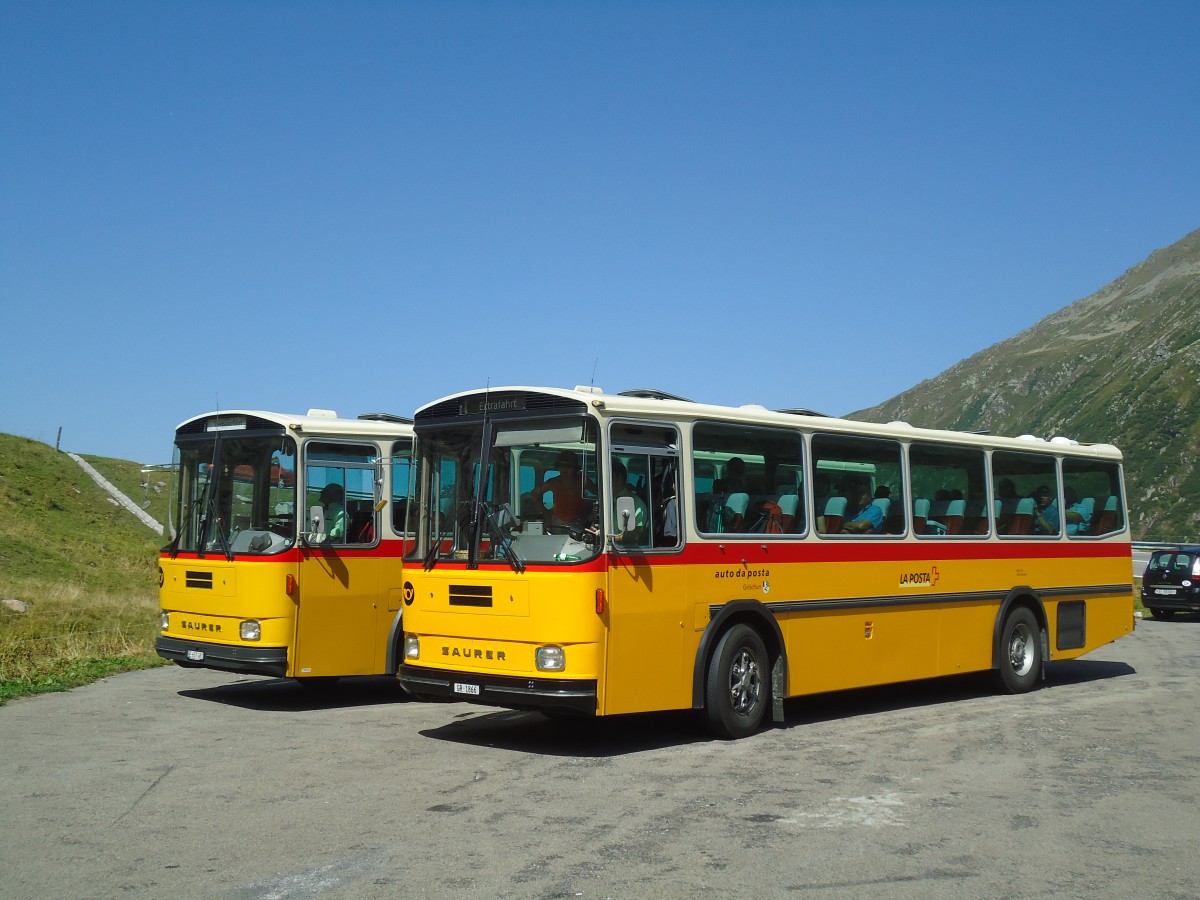 (135'729) - Mark, Andeer - GR 1866 - Saurer/R&J (ex PostAuto Graubnden; ex P 24'350) am 21. August 2011 in Mtteli