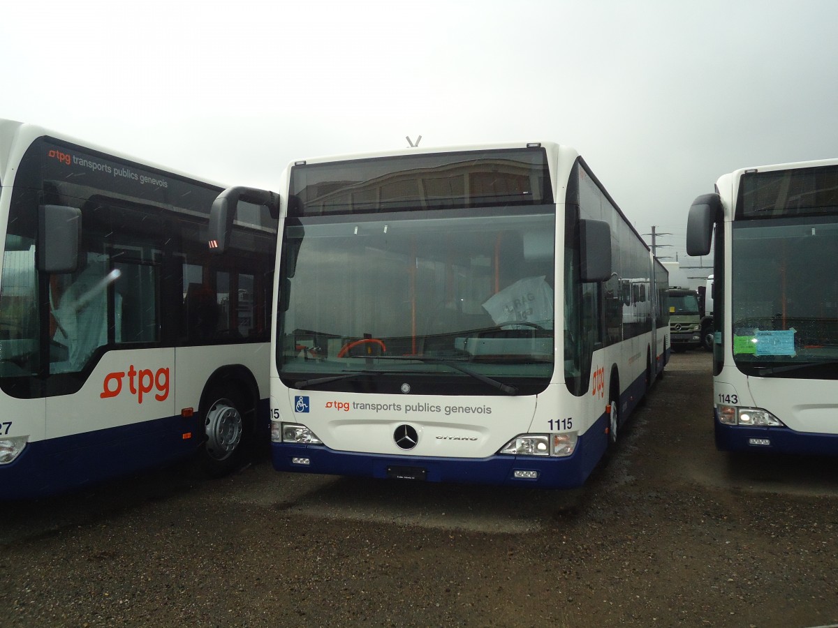 (136'626) - TPG Genve - Nr. 1115 - Mercedes am 19. Oktober 2011 in Wil, Larag