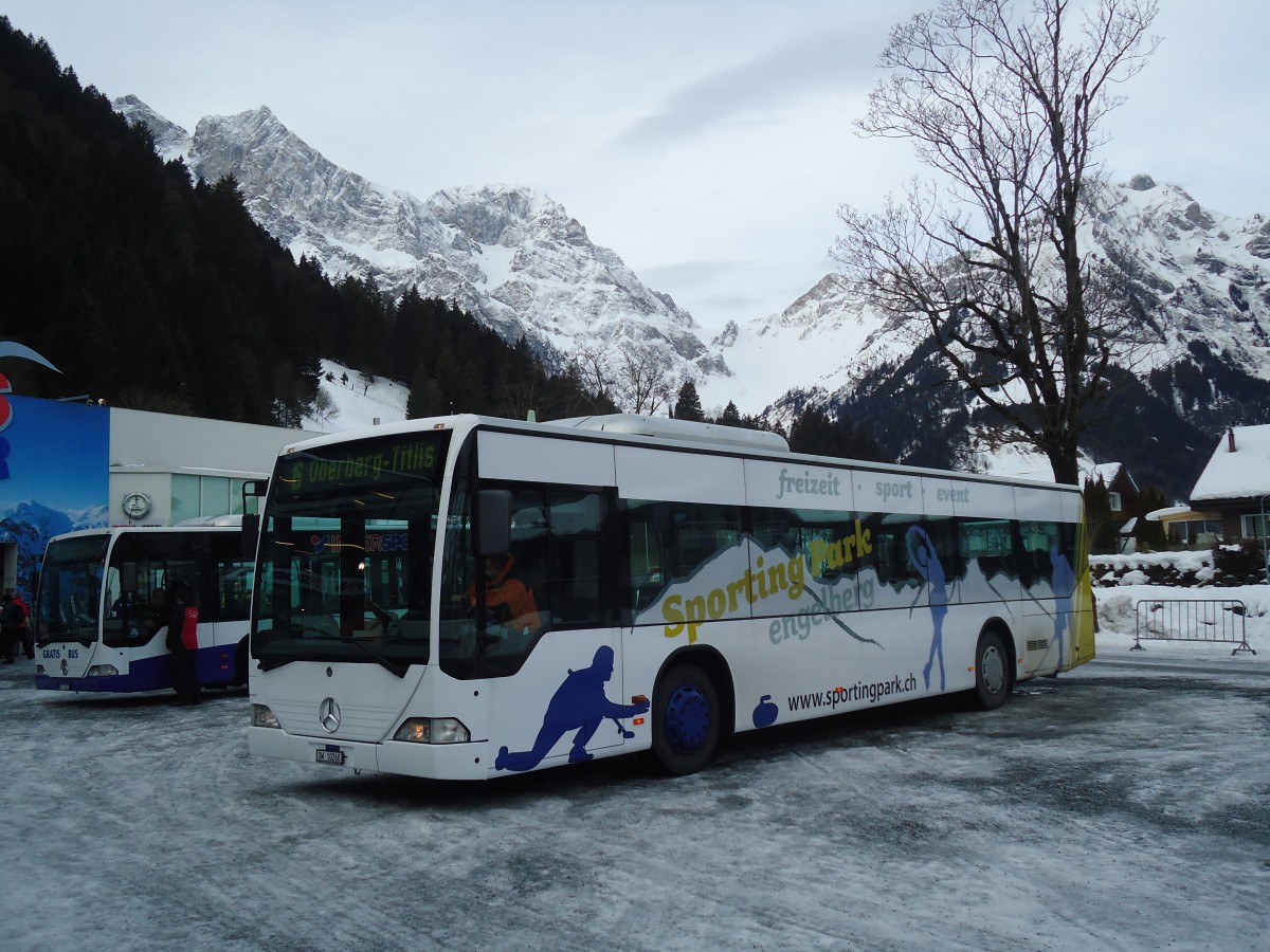 (137'317) - EAB Engelberg - Nr. 6/OW 10'260 - Mercedes (ex TPL Lugano Nr. 10) am 2. Januar 2012 in Engelberg, Titlisbahnen