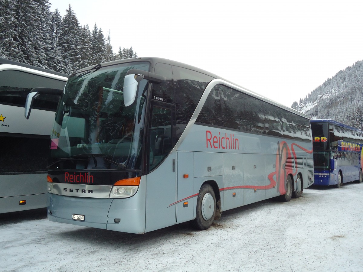 (137'379) - Reichlin, Goldau - SZ 22'200 - Setra am 7. Januar 2012 in Adelboden, ASB