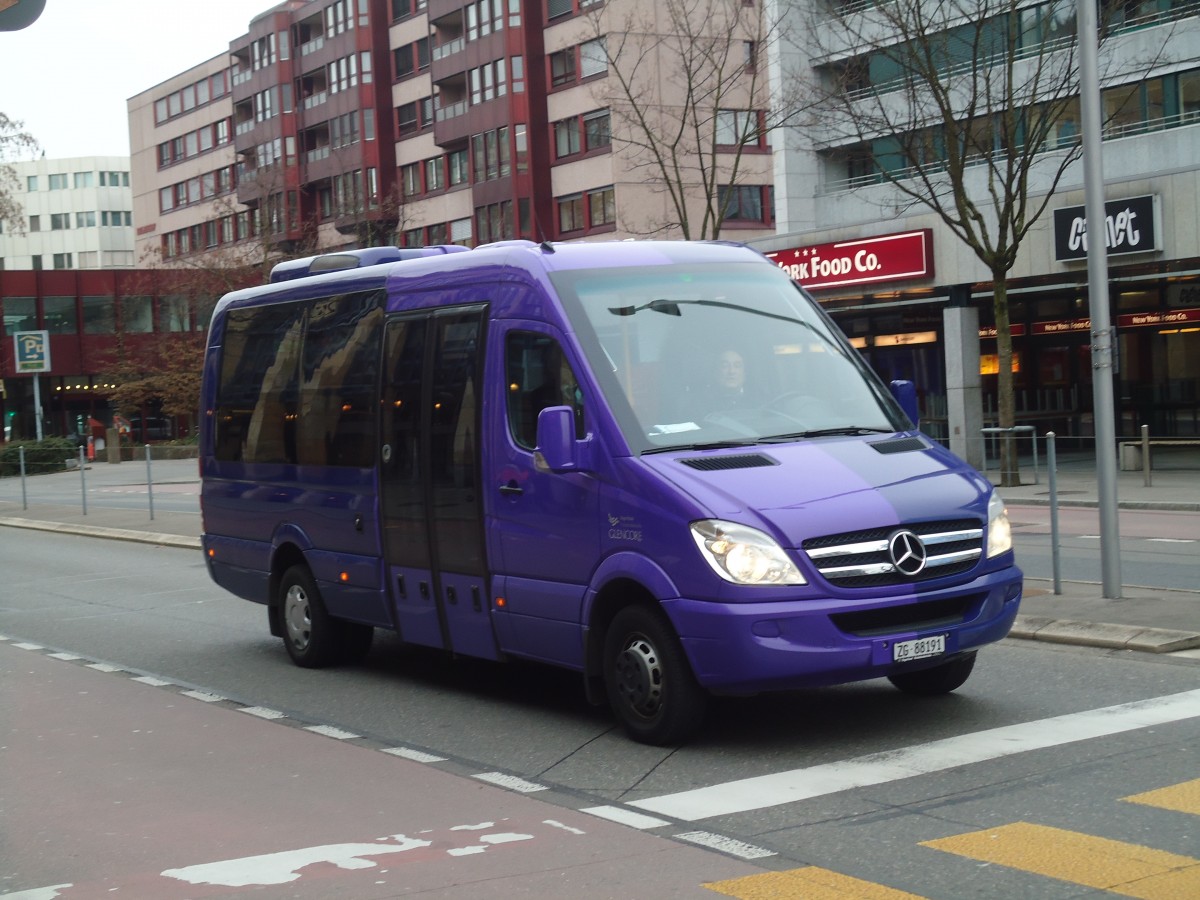 (137'967) - ZVB Zug - Nr. 191/ZG 88'191 - Mercedes am 6. Mrz 2012 in Zug, Metalli