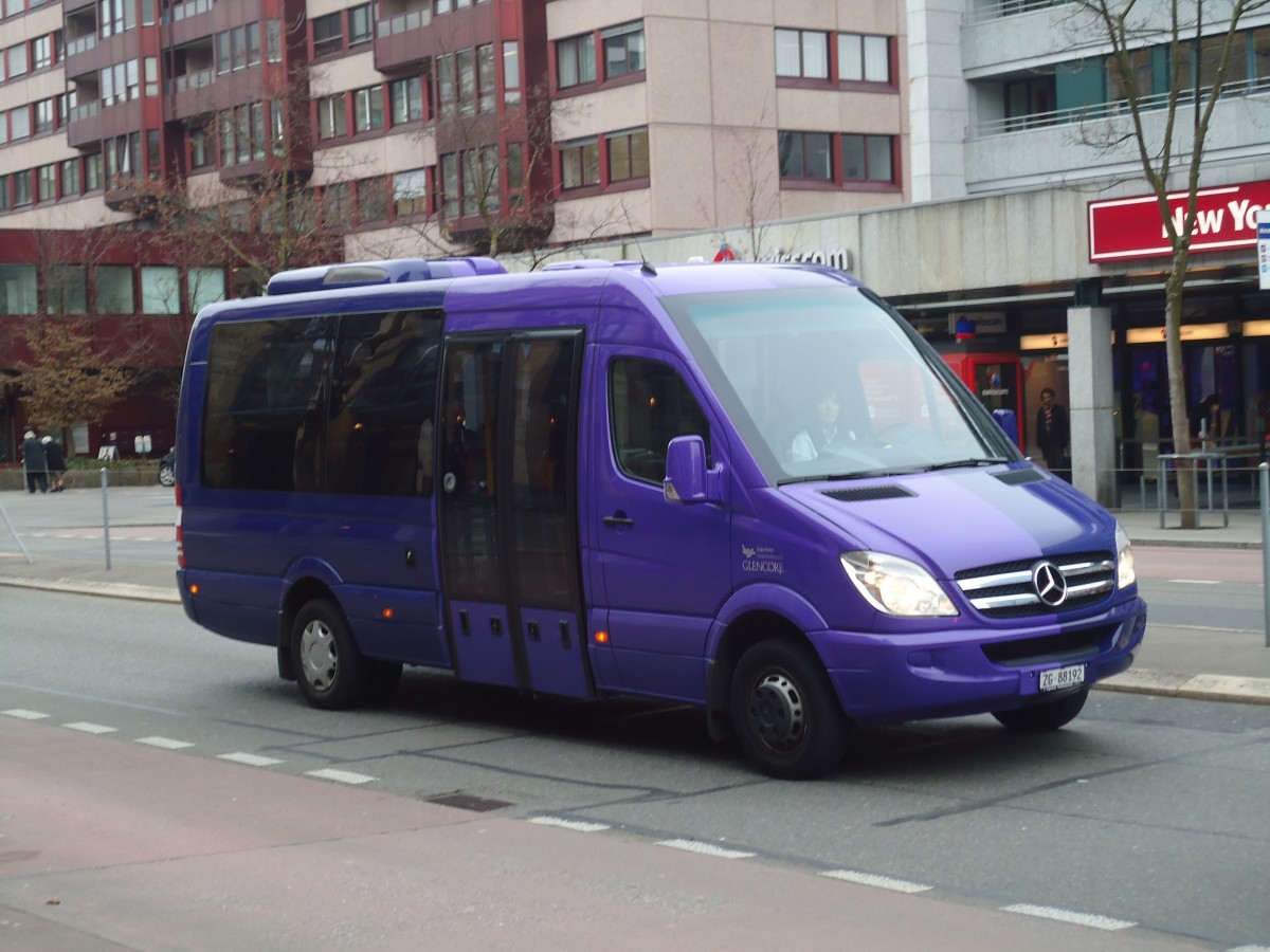 (137'970) - ZVB Zug - Nr. 192/ZG 88'192 - Mercedes am 6. Mrz 2012 in Zug, Metalli