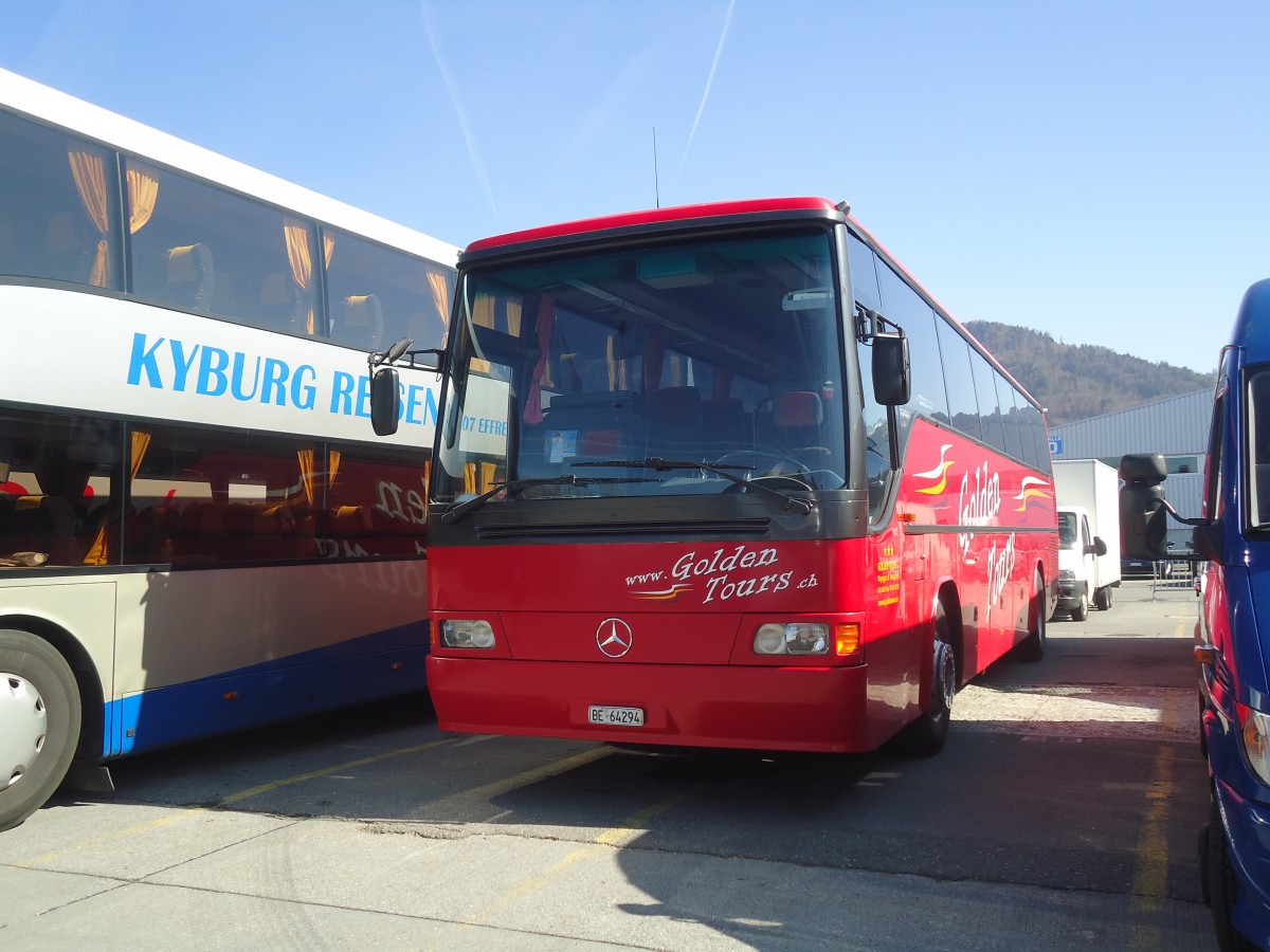 (138'347) - Golden Tours, Pry - BE 64'294 - Mercedes am 15. Mrz 2012 in Thun, Expo