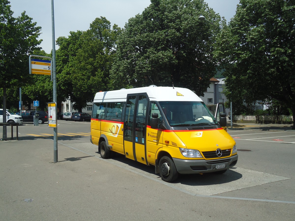 (139'136) - PostAuto Ostschweiz - Nr. 8/TG 158'040 - Mercedes am 27. Mai 2012 beim Bahnhof Weinfelden