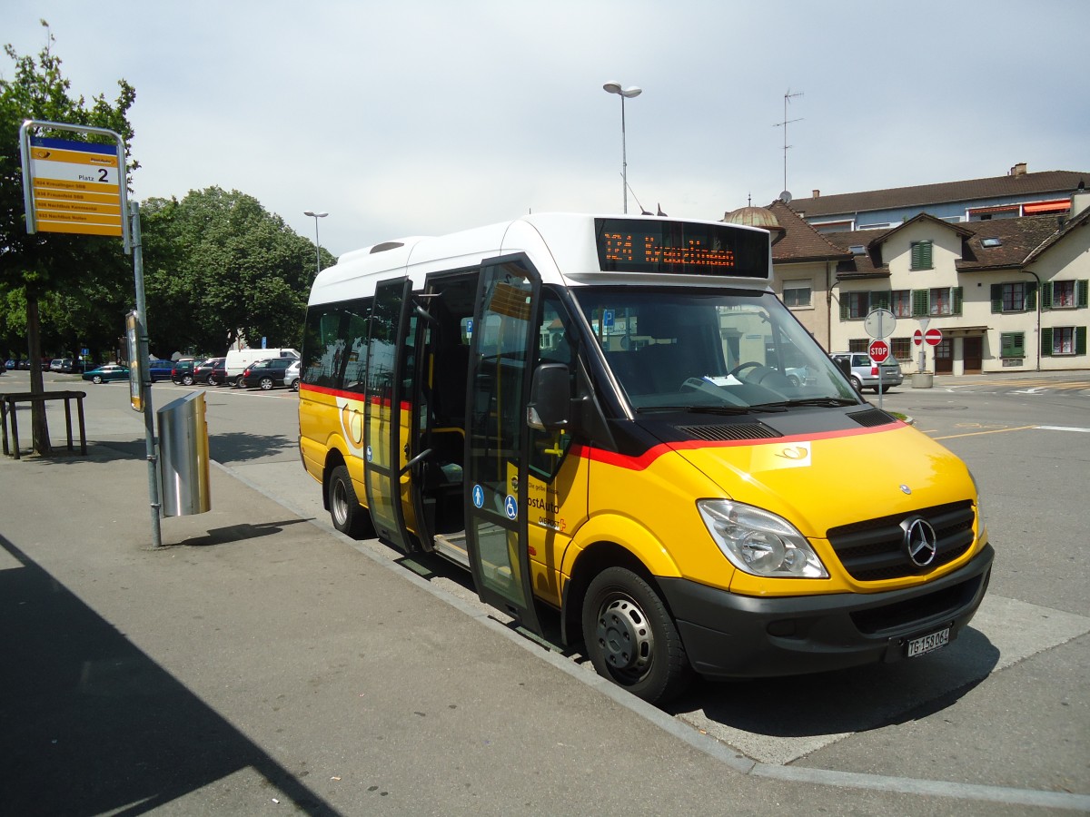 (139'137) - PostAuto Ostschweiz - TG 158'064 - Mercedes am 27. Mai 2012 beim Bahnhof Weinfelden