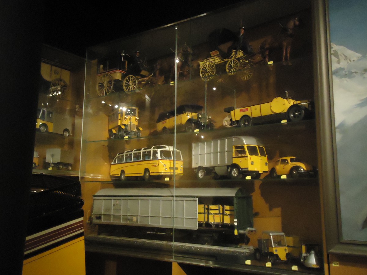 (139'316) - Diverse Post-Modelle am 3. Juni 2012 in Bern, Museum fr Kommunikation