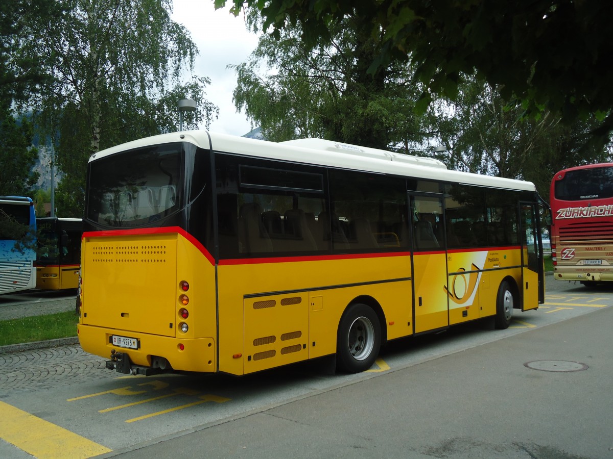 (139'448) - AAGU Altdorf - Nr. 53/UR 9276 - Cacciamali am 11. Juni 2012 beim Bahnhof Flelen