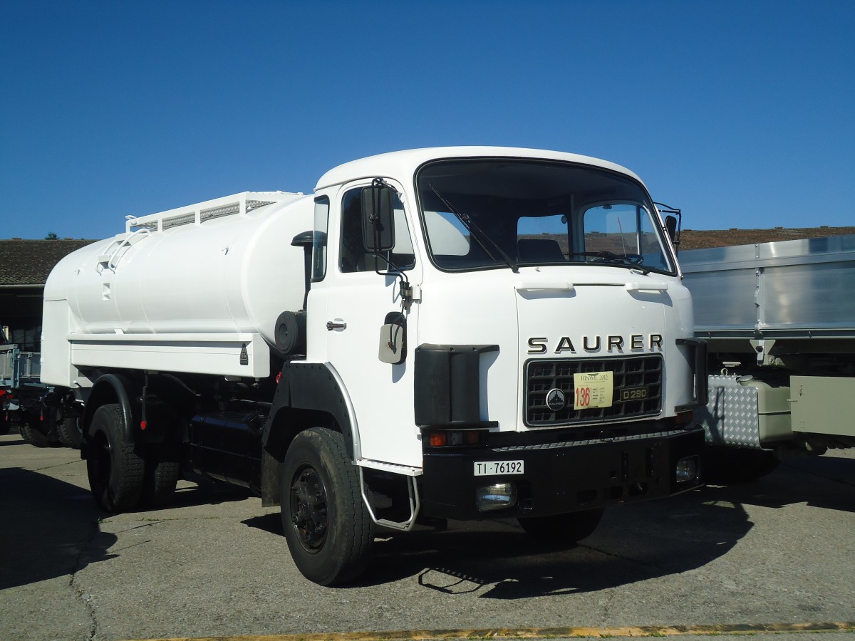 (139'541) - Saurer - TI 76'192 - am 16. Juni 2012 in Hinwil, AMP