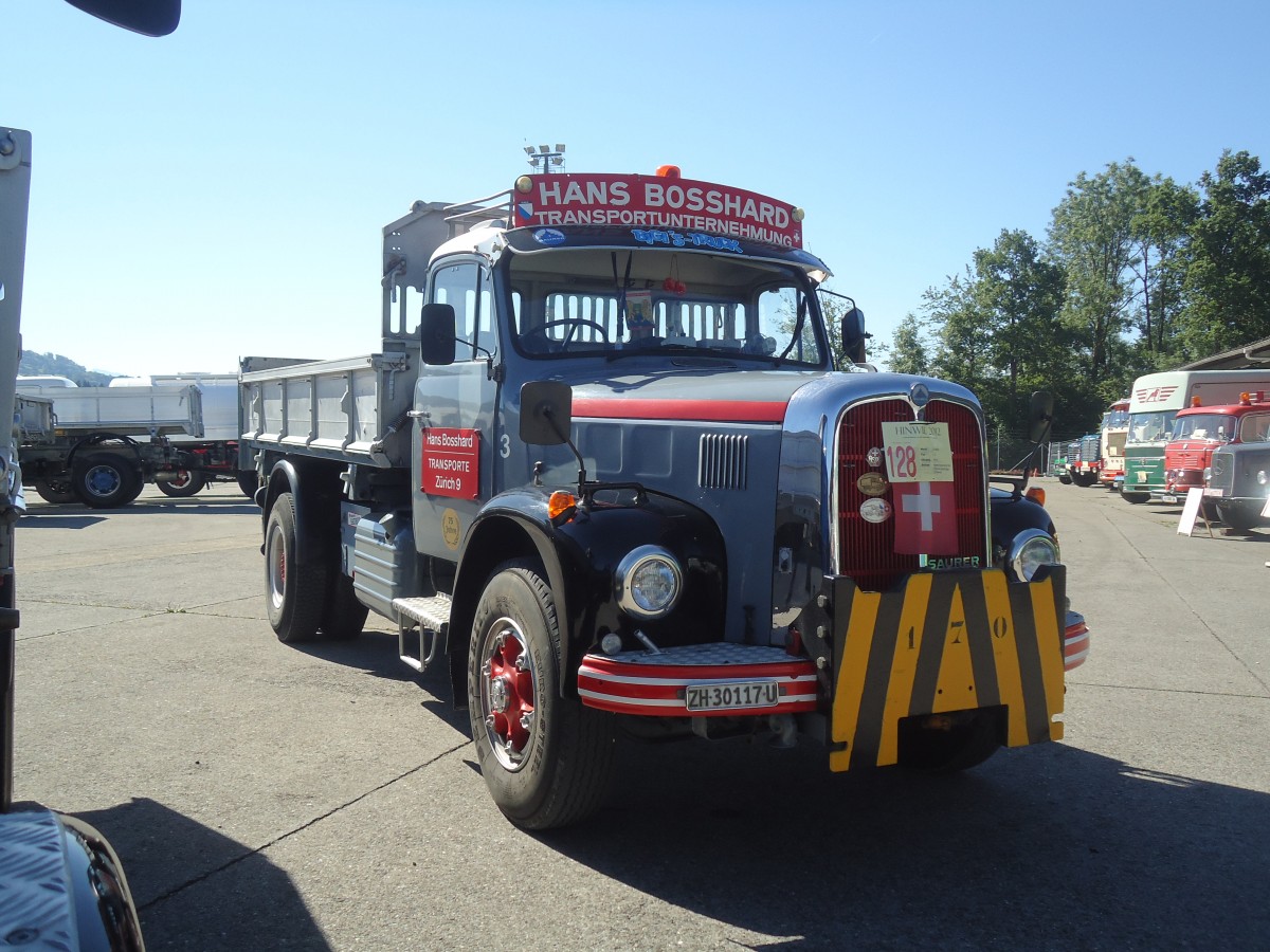 (139'578) - Bosshard, Zrich - Nr. 3/ZH 30'117 U - Saurer am 16. Juni 2012 in Hinwil, AMP