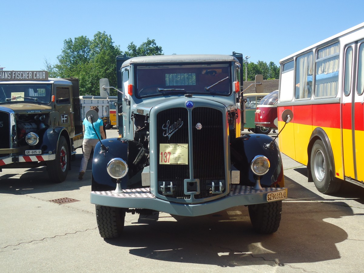 (139'666) - Bauverwaltung, Appenzell A.Rh. - SZ 90'311 U - Saurer am 16. Juni 2012 in Hinwil, AMP